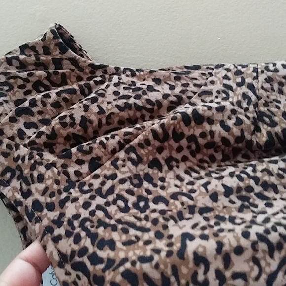 Calvin Klein Animal Print  Dress Sz 8 - Picture 3 of 11